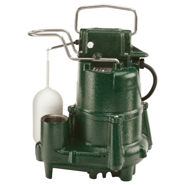 ZOELLER 1/2 HP CAST IRON SUMP PUMP