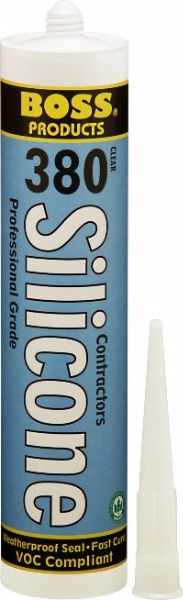 BOSS 380 SILICONE CAULK - ALMOND